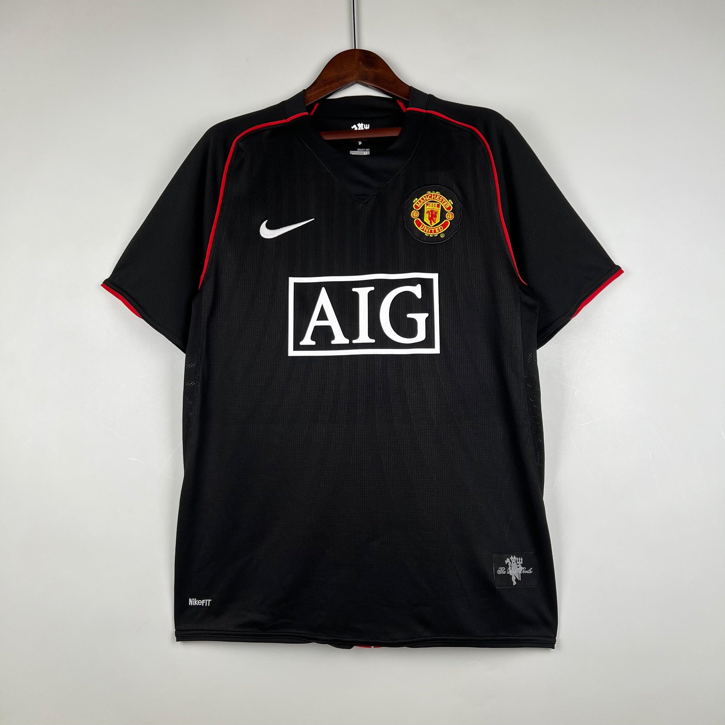 Retro Manchester United 07/08 Schwarz