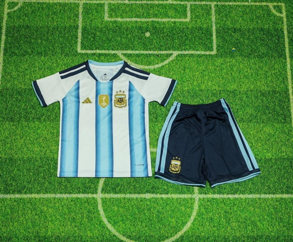 Kit enfant Argentine DOM Coupe du Monde 2026 - Choppe ton maillot